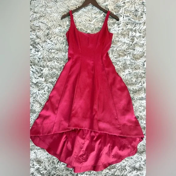 Red Formal High-Low Dress - Picture 8 of 8